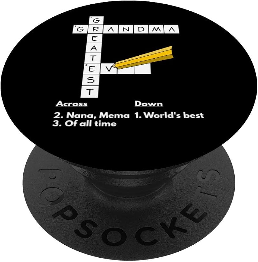Amazon Crossword Puzzle Greatest Grandma Grandmother Appreciation PopSockets Grip And Stand For Phones And Tablets Cell Phones Accessories Amazon Crossword Puzzle Greatest Grandma Grandmother Appreciation PopSockets Grip And Stand For Phones And Tablets Cell Phones Accessories