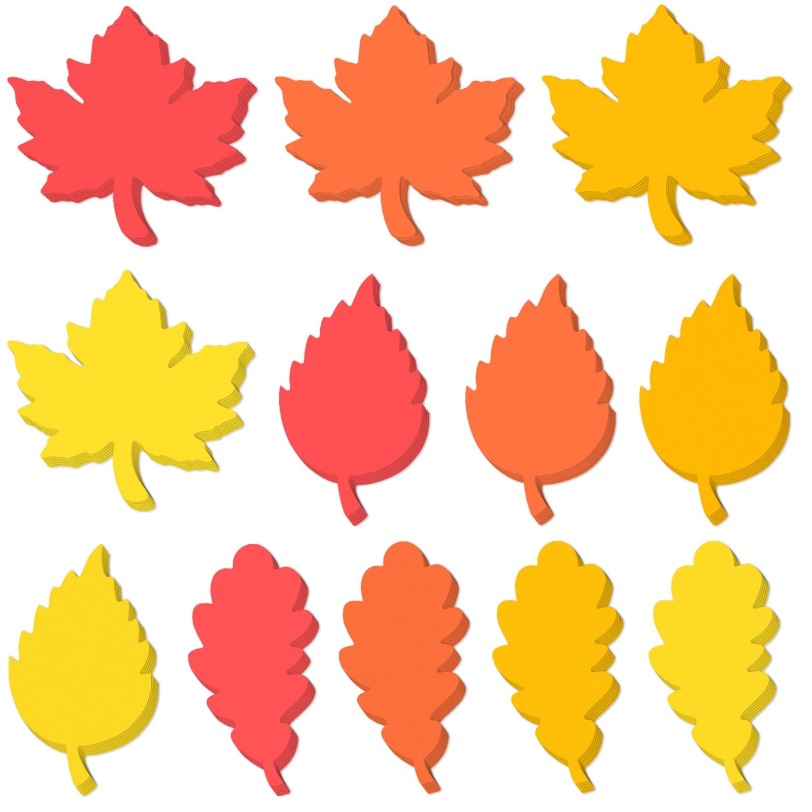 Amazon MixTeach 360 Pcs Fall Leaf Paper Cutouts Assorted Orange Leaf Cut Outs 4 Inch Paper Maple Oak Birch Leaves Shape Die Cut For Autumn Thanksgiving Classroom Bulletin Board Craft Party Wall