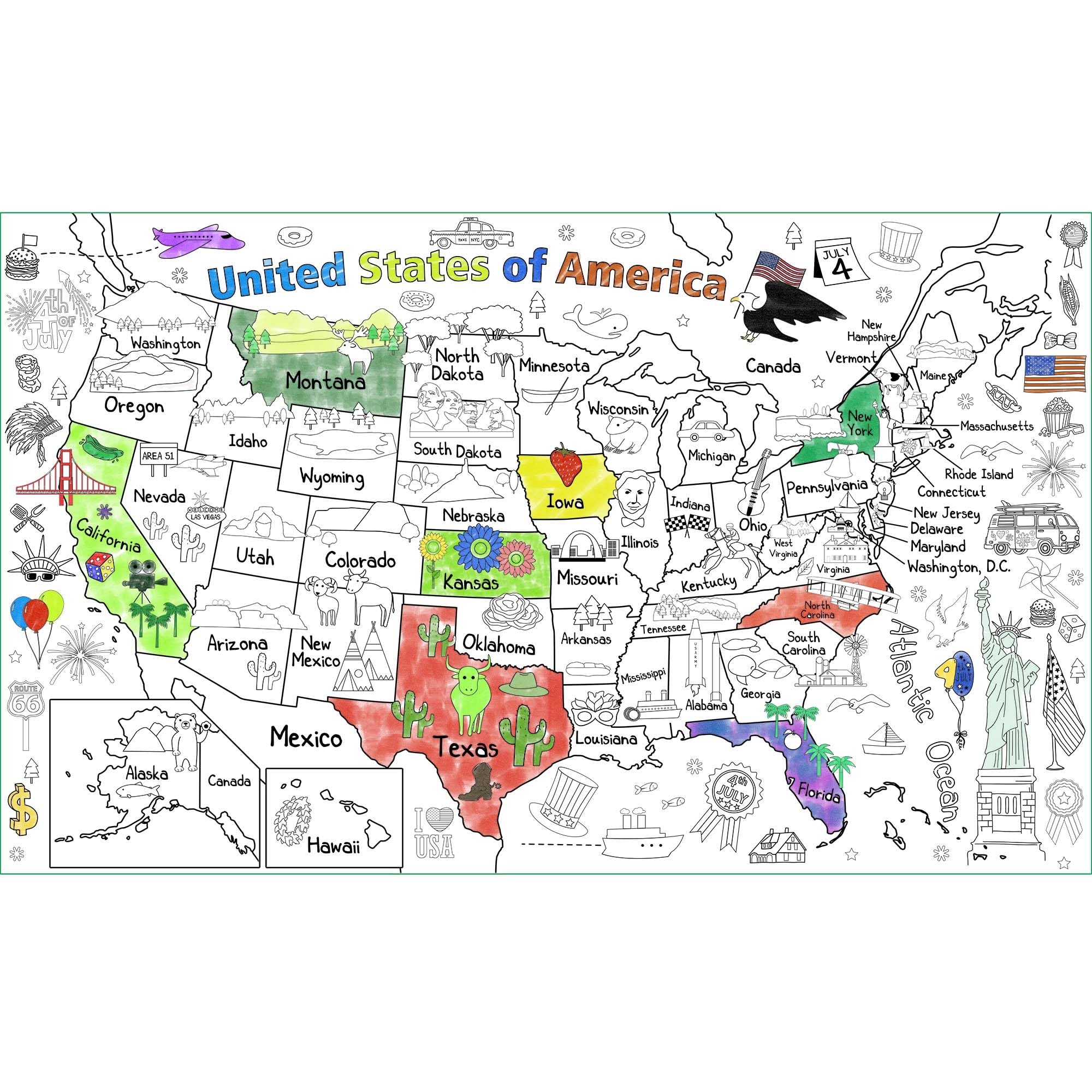 Amazon PartyGarden US Map Coloring Poster For Kids 54 X 33 Inches Giant United States Coloring Map Large Paper Coloring Tablecloth For Children To Learn US States Art Drawing Table Home Amazon PartyGarden US Map Coloring Poster For Kids 54 X 33 Inches Giant United States Coloring Map Large Paper Coloring Tablecloth For Children To Learn US States Art Drawing Table Home