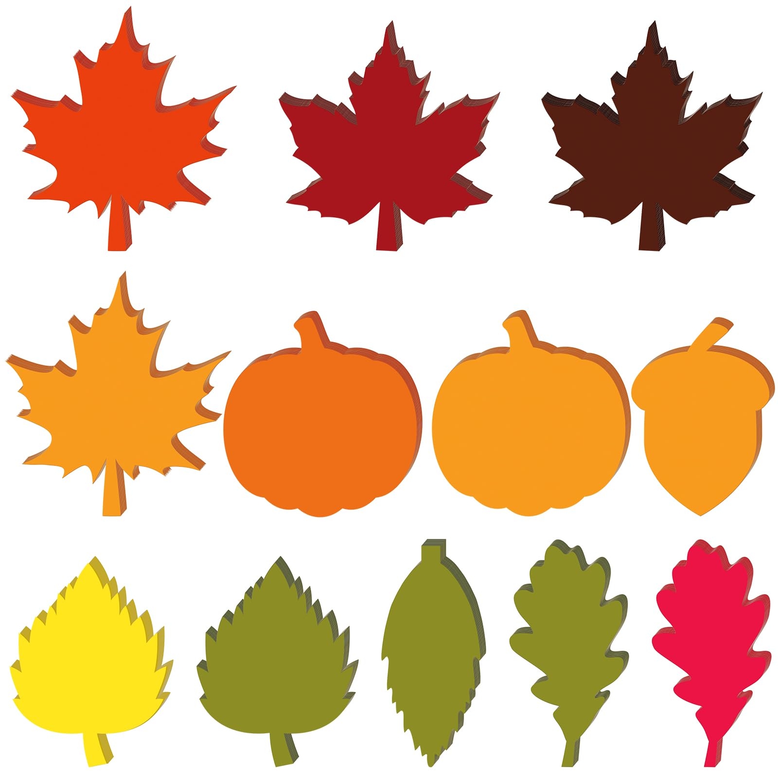 Amazon Seajan 200 Pcs Thanksgiving Paper Leaves Fall Leaf Cutouts Bulk Thanksgiving Autumn Leaves Cutout Decor Fall Bulletin Board Decorations Pumpkin Cutouts With 400 Pcs Glue Point Dots For DIY Craft 
