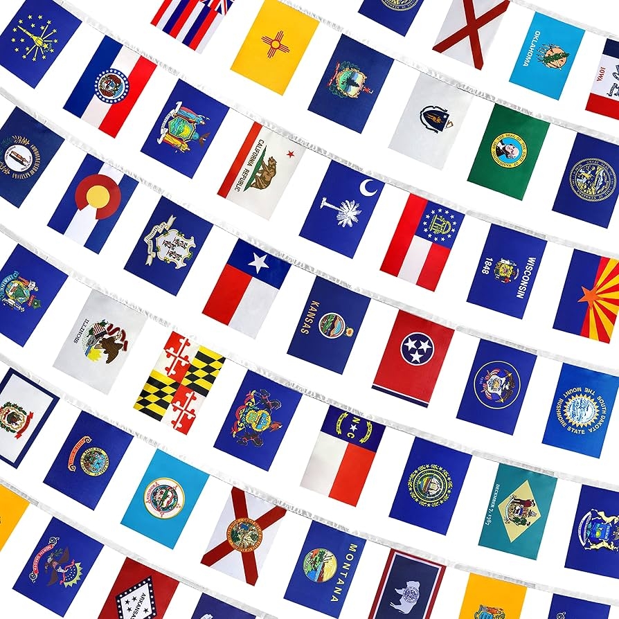 Amazon WEITBF US 50 State String Flags Banner Set 5 X 8 Inchs 68 Feet Patio Lawn Garden Amazon WEITBF US 50 State String Flags Banner Set 5 X 8 Inchs 68 Feet Patio Lawn Garden