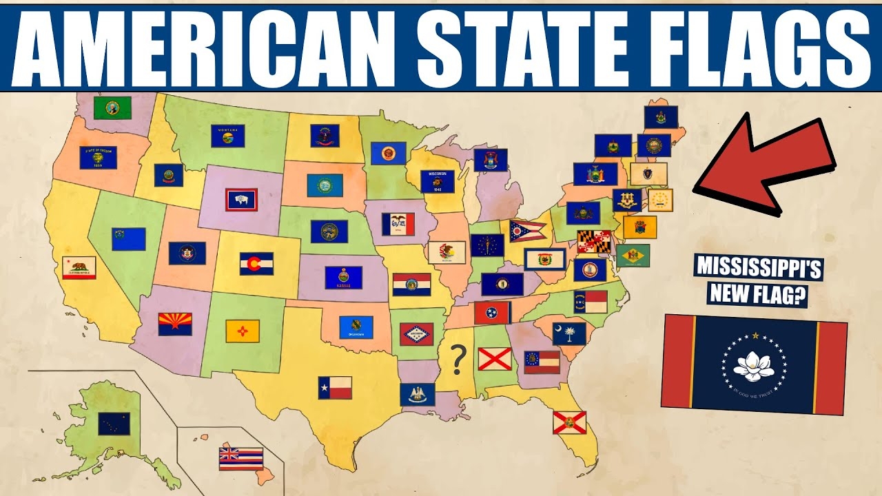 American State Flags YouTube