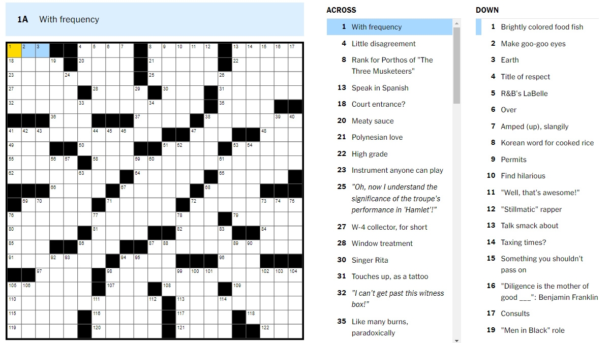 And So As A Result Nyt Crossword Clues Reveal A Hidden Pattern In Language And Culture Saint Augustines University And So As A Result Nyt Crossword Clues Reveal A Hidden Pattern In Language And Culture Saint Augustines University
