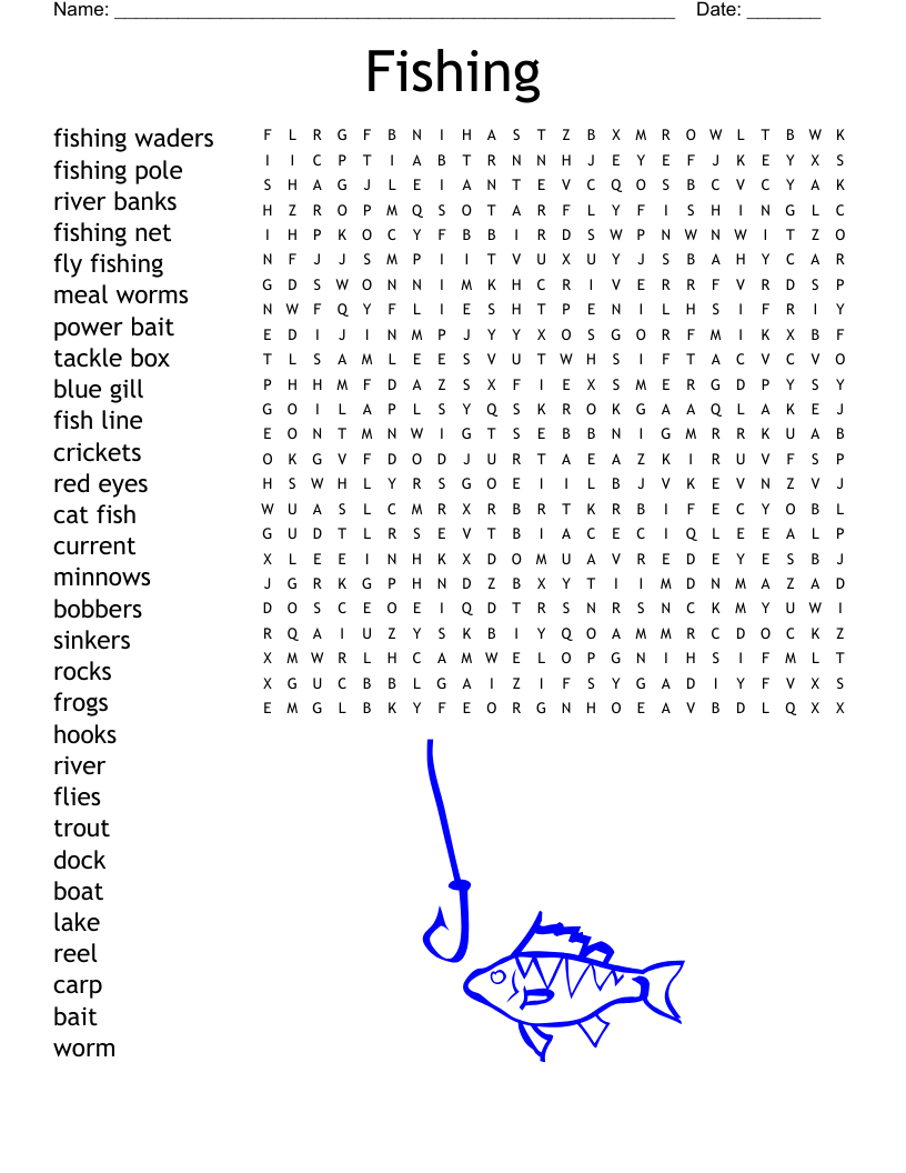 Aquarium Fish Supplies Crossword WordMint