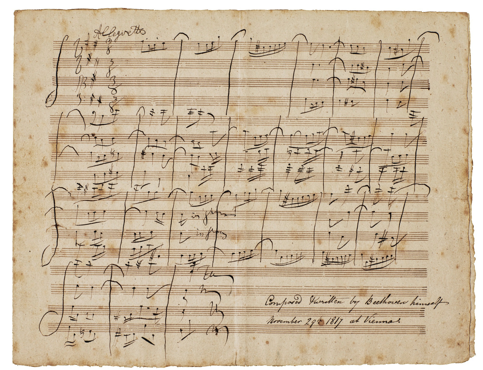 As Prices For Classical Scores Soar One Beethoven Is In Question The New York Times