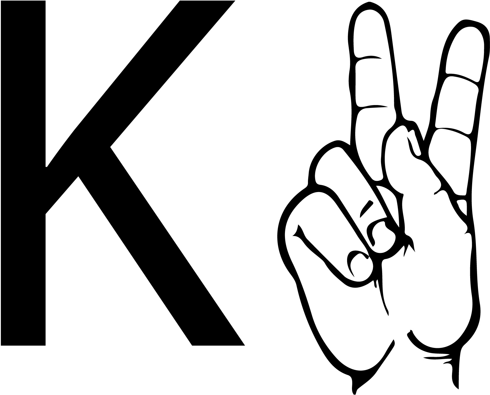 k in sign language k in sign language