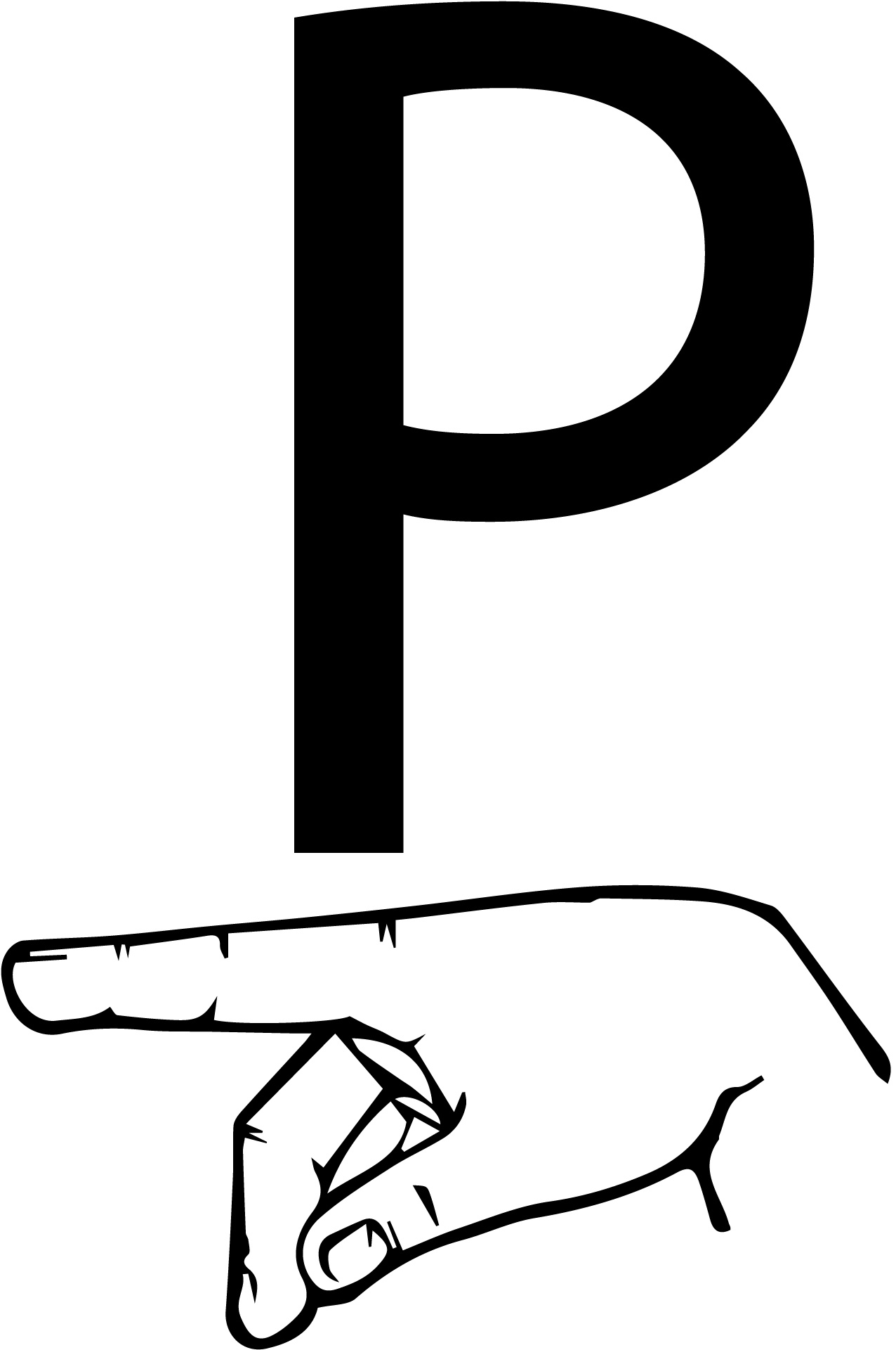 p in sign language p in sign language