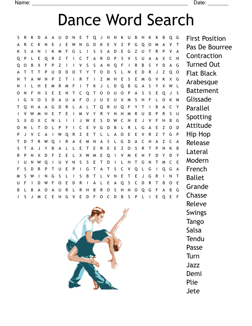 Ballet Terms Crossword WordMint Ballet Terms Crossword WordMint