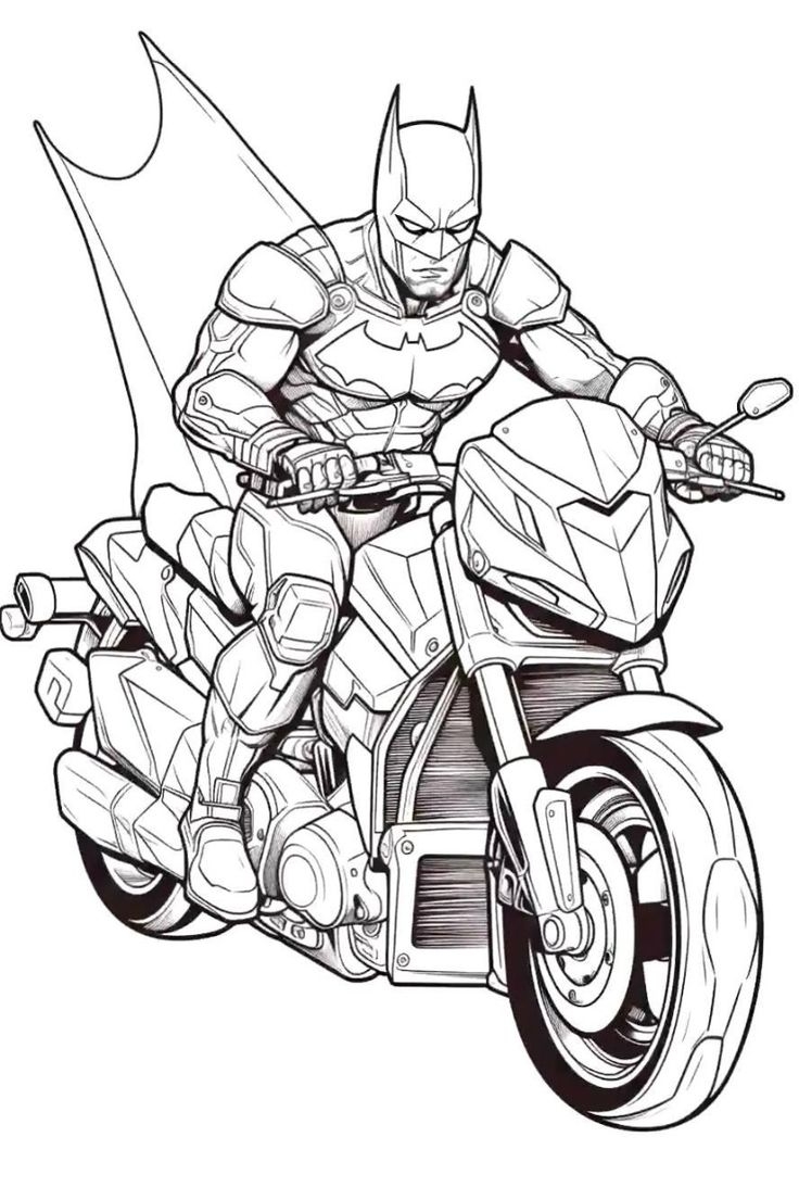 Batman Coloring Pages Free Printable For Kids