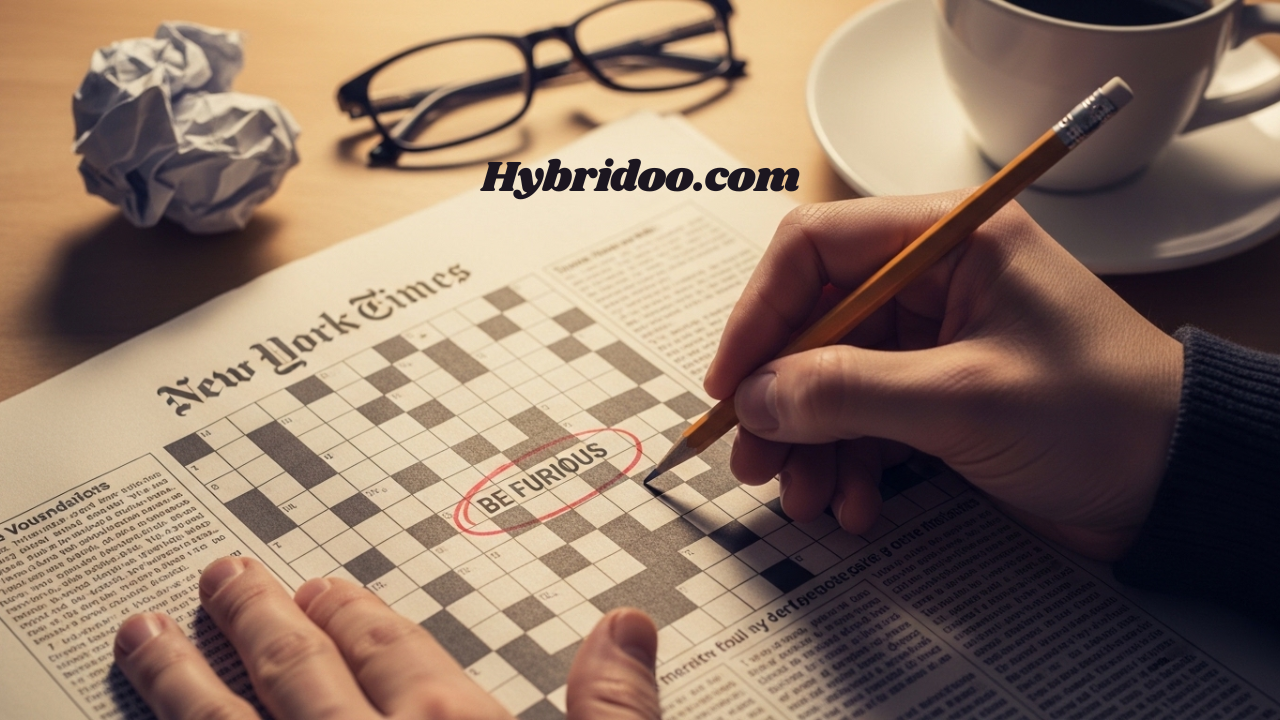 Be Furious NYT Crossword Cracking Code Behind Common Clue