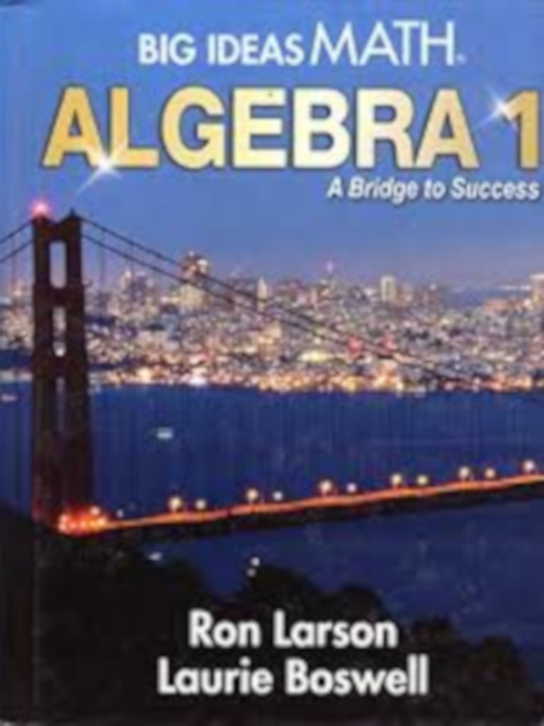 Big Ideas Math Algebra 1 A Bridge To Success 9781680331141 Big Ideas Math Algebra 1 A Bridge To Success 9781680331141