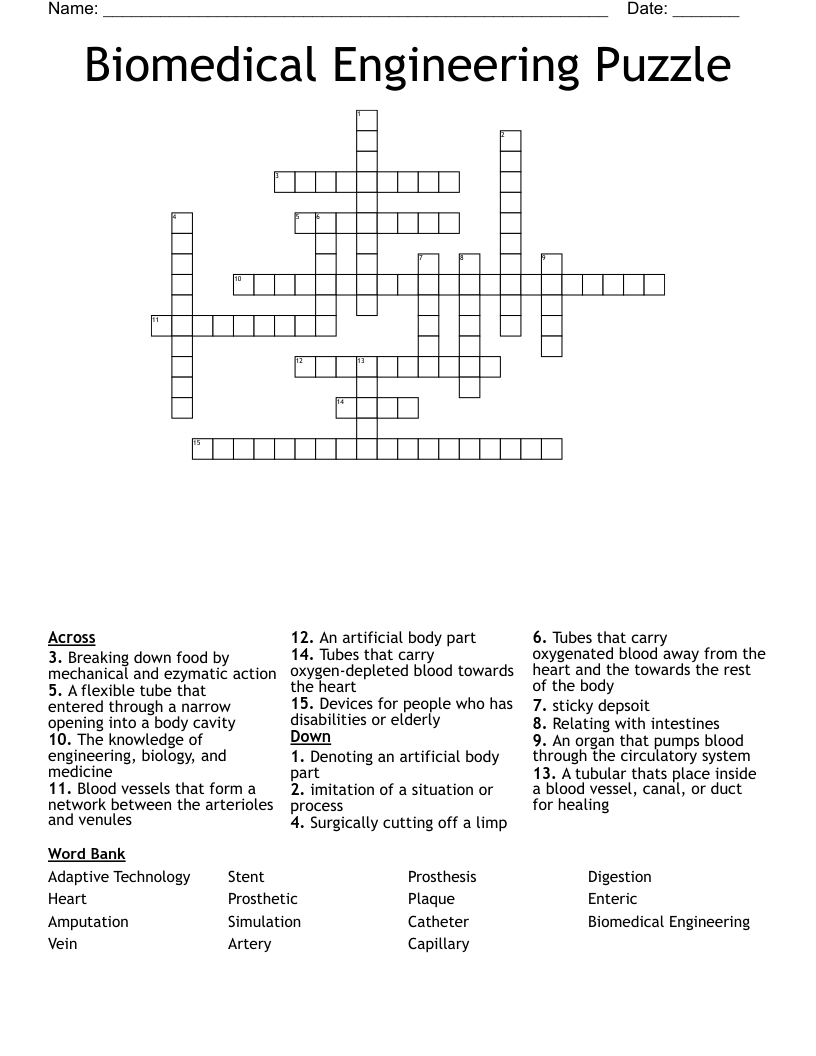 narrow opening crossword clue