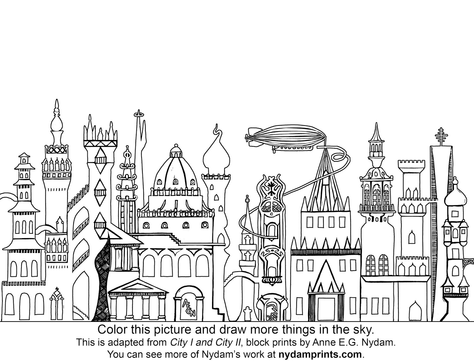 Black And White Stay at Home Activities 1 Coloring