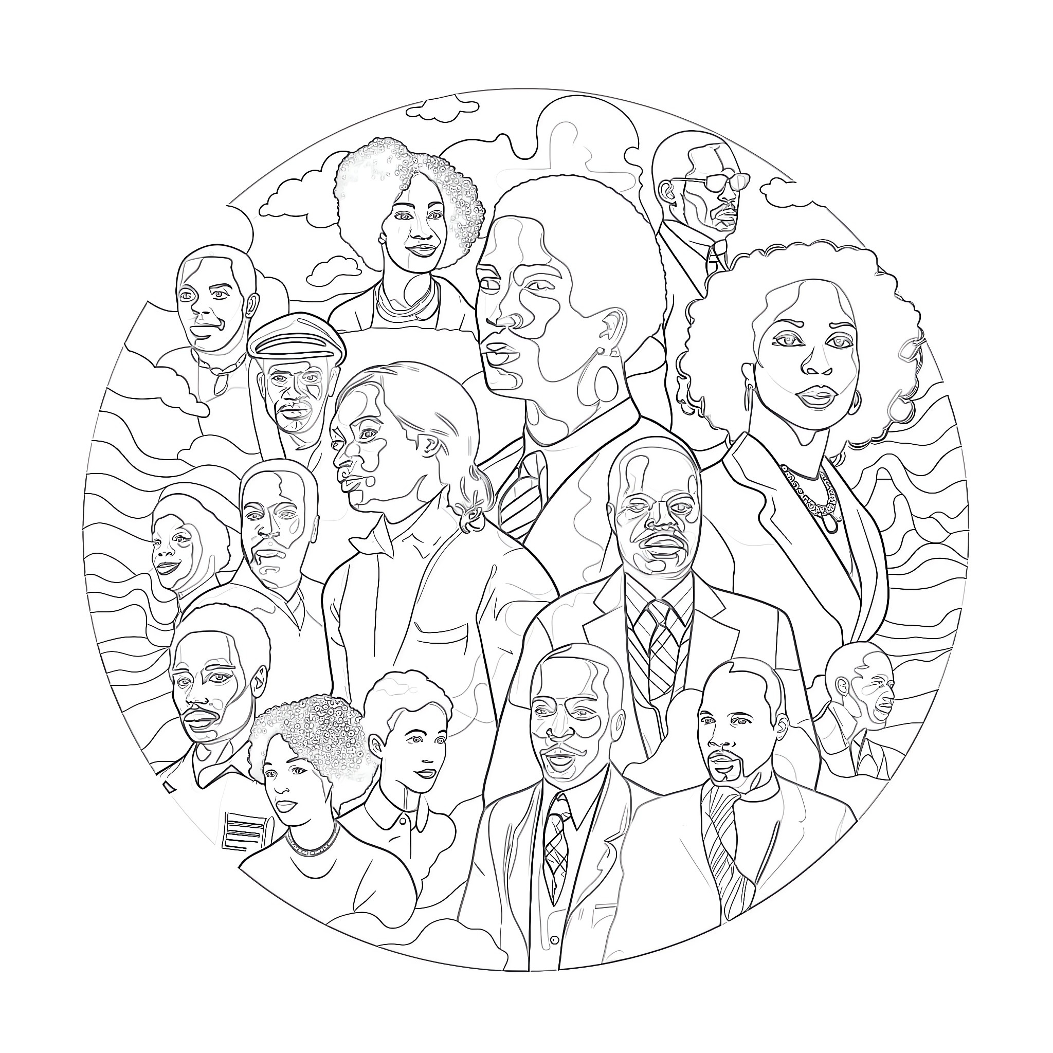 black history month coloring pages