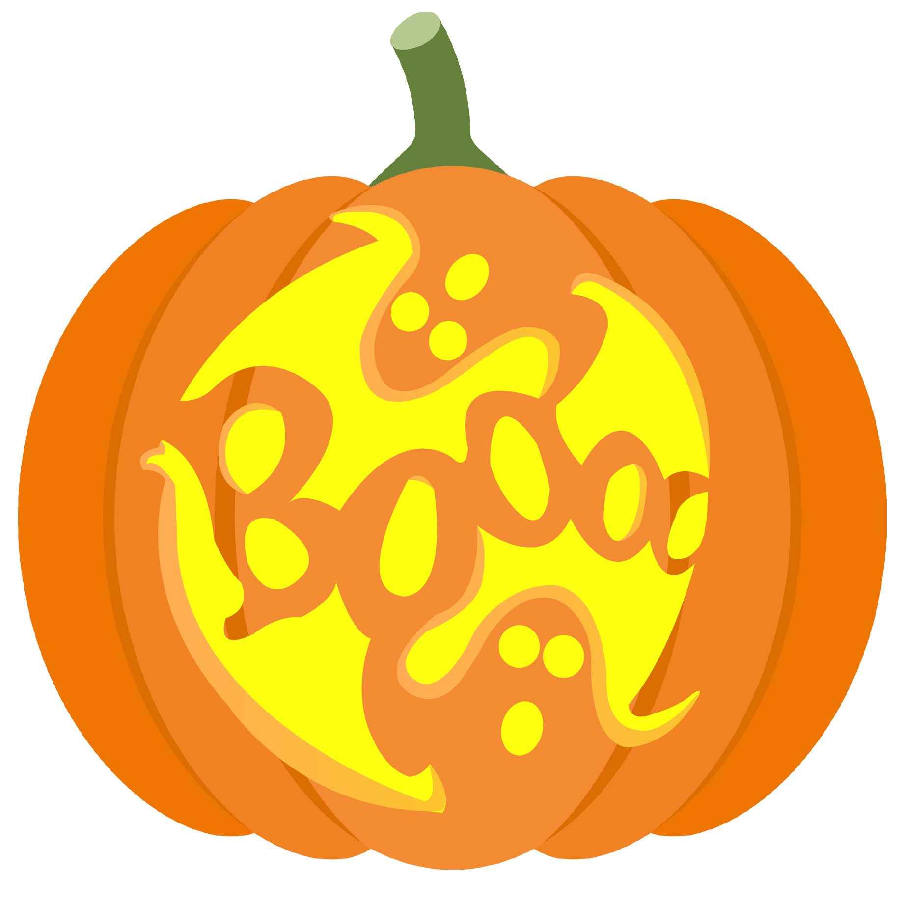 Boo Ghosts Pumpkin Stencil Free Printable Paper raft Templates Boo Ghosts Pumpkin Stencil Free Printable Paper raft Templates