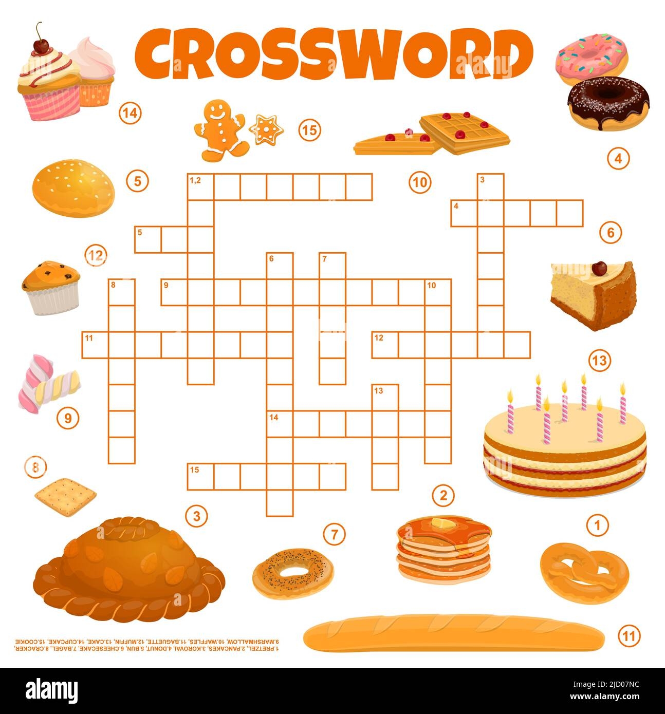 Bread Bakery And Confectionery Crossword Grid To Find Word Vector Quiz Game Crossword Worksheet Grid To Bread Bakery And Confectionery Crossword Grid To Find Word Vector Quiz Game Crossword Worksheet Grid To