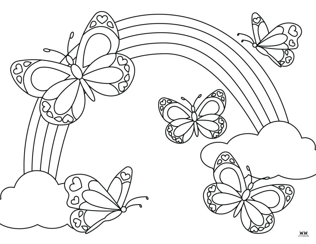 Butterfly Coloring Pages 50 FREE Pages Printabulls Butterfly Coloring Pages 50 FREE Pages Printabulls