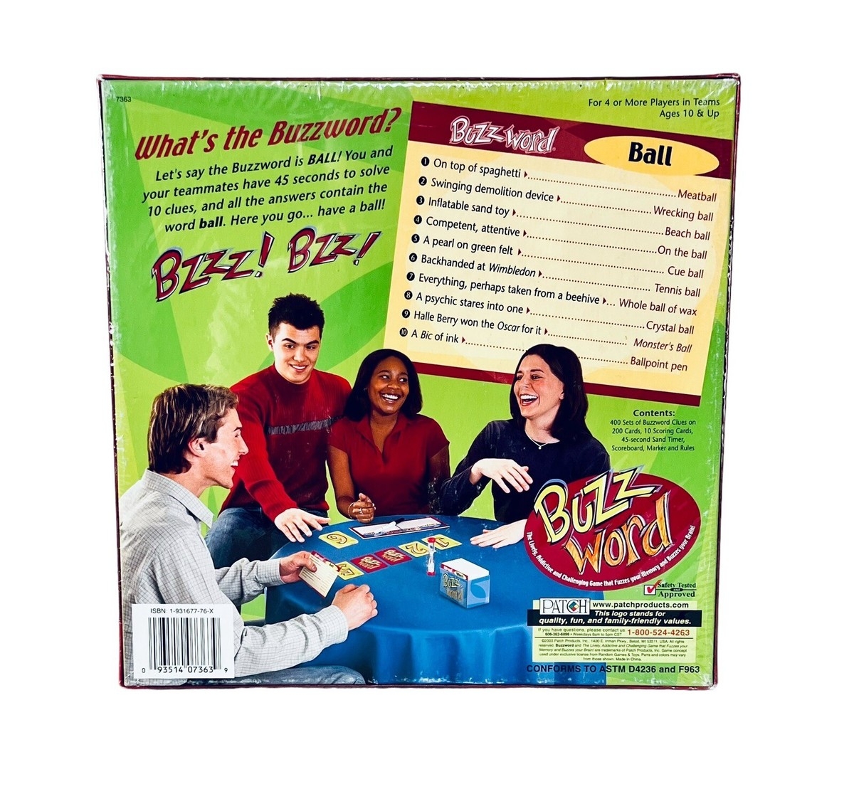 Buzz Word Board Game Family Fun Game By Patch Lively Challenging Sealed 2003 NEW EBay Buzz Word Board Game Family Fun Game By Patch Lively Challenging Sealed 2003 NEW EBay