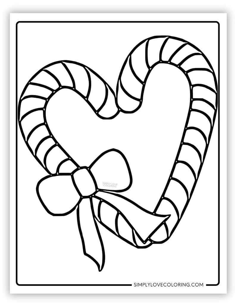 Candy Cane Coloring Pages Free PDF Printables Simply Love Coloring Candy Cane Coloring Pages Free PDF Printables Simply Love Coloring