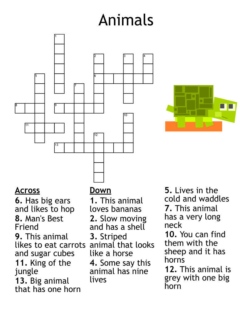 Care For Pets Crossword WordMint Care For Pets Crossword WordMint