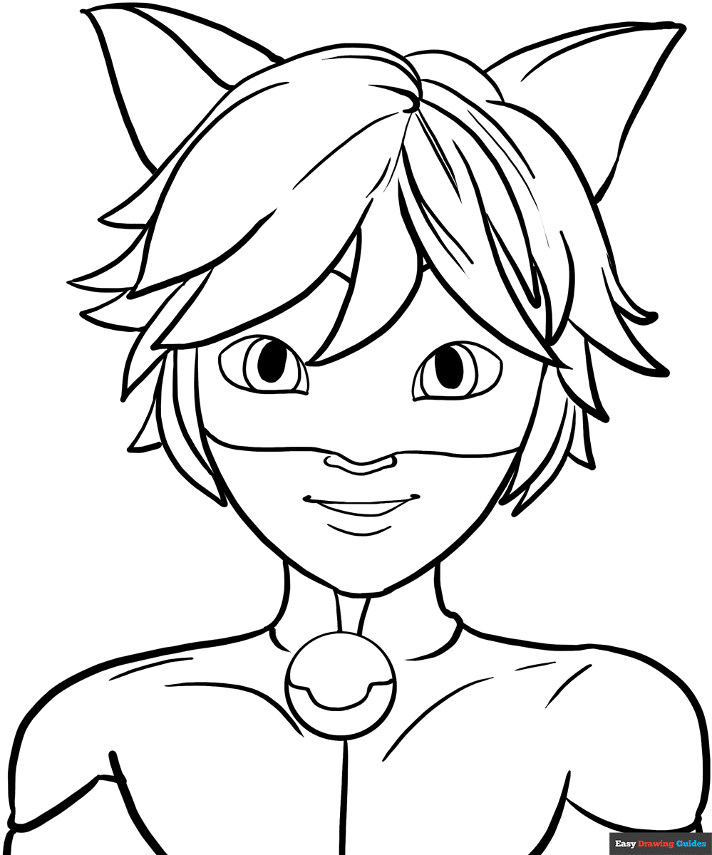 ladybug cat noir coloring pages ladybug cat noir coloring pages