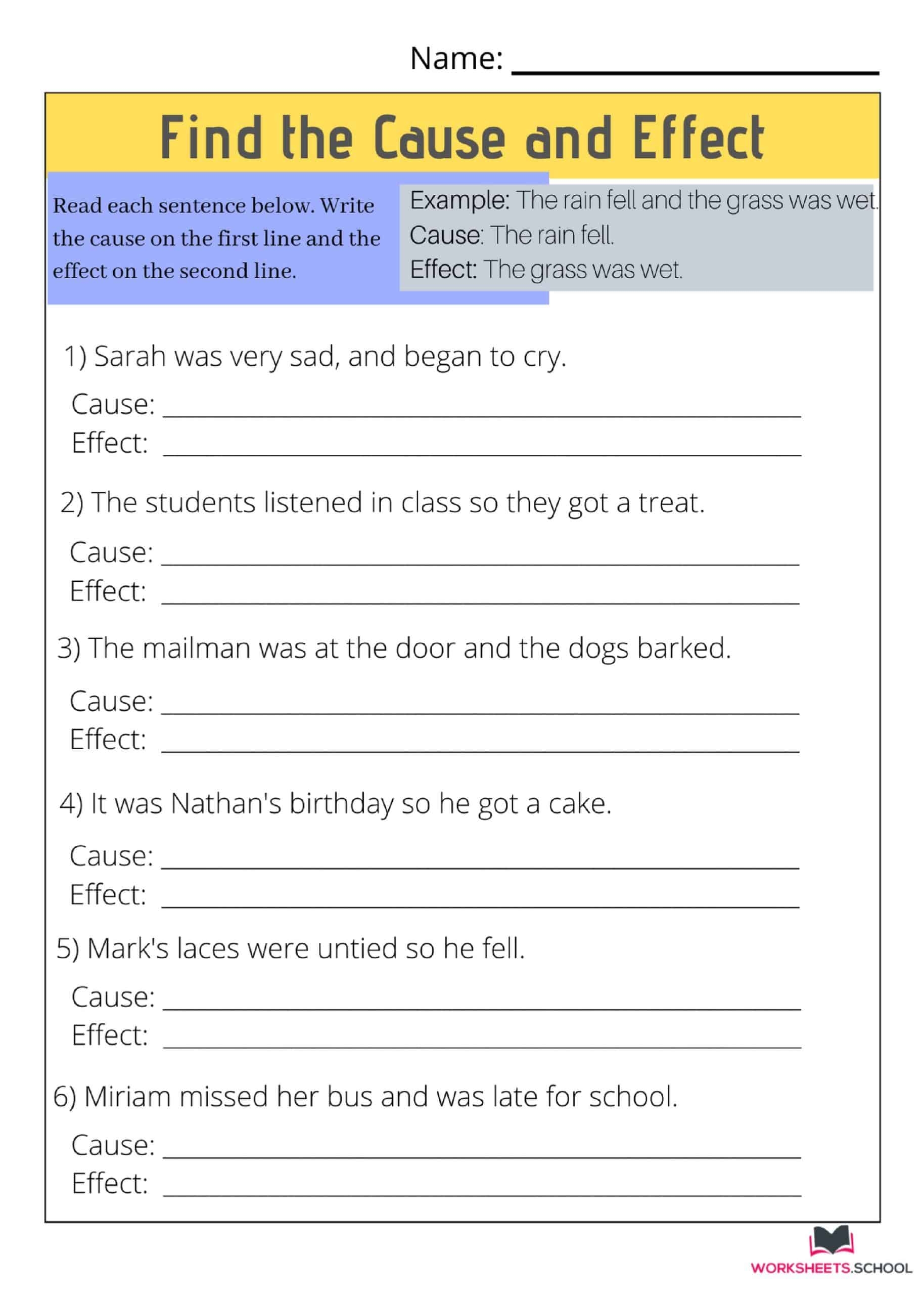Cause And Effect Worksheets For Grade 1 Worsheets Library Worksheets Library Cause And Effect Worksheets For Grade 1 Worsheets Library Worksheets Library