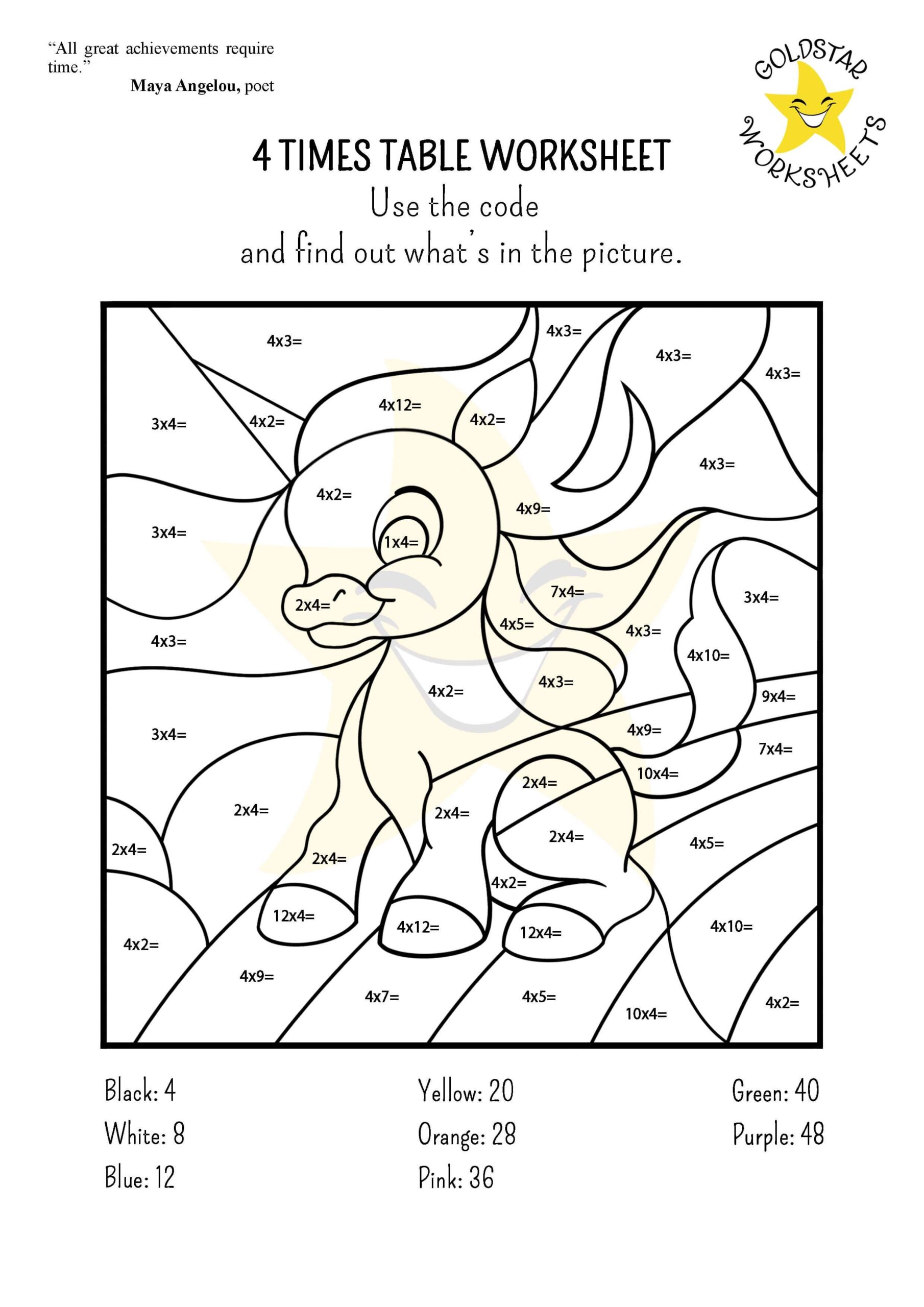 Color By Multiplication Fun Free Printable Worksheets For Kids PDF Color By Multiplication Fun Free Printable Worksheets For Kids PDF