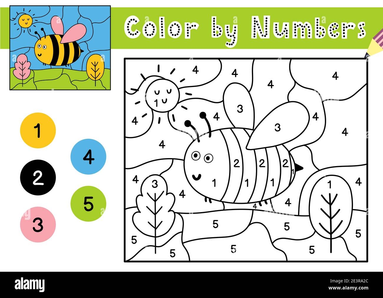 color by number worksheet