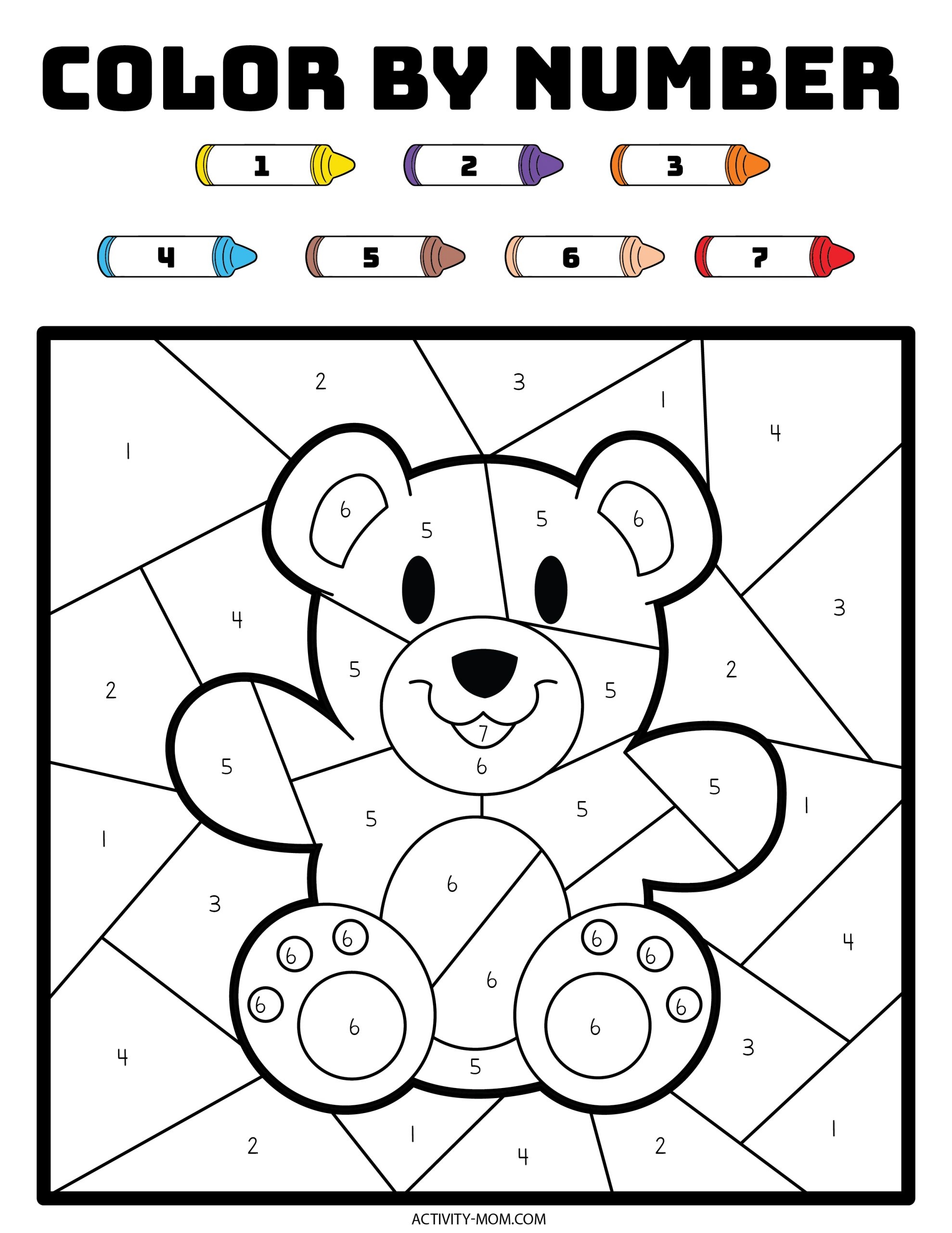Color By Number Valentine Pages free Printable The Activity Mom Color By Number Valentine Pages free Printable The Activity Mom