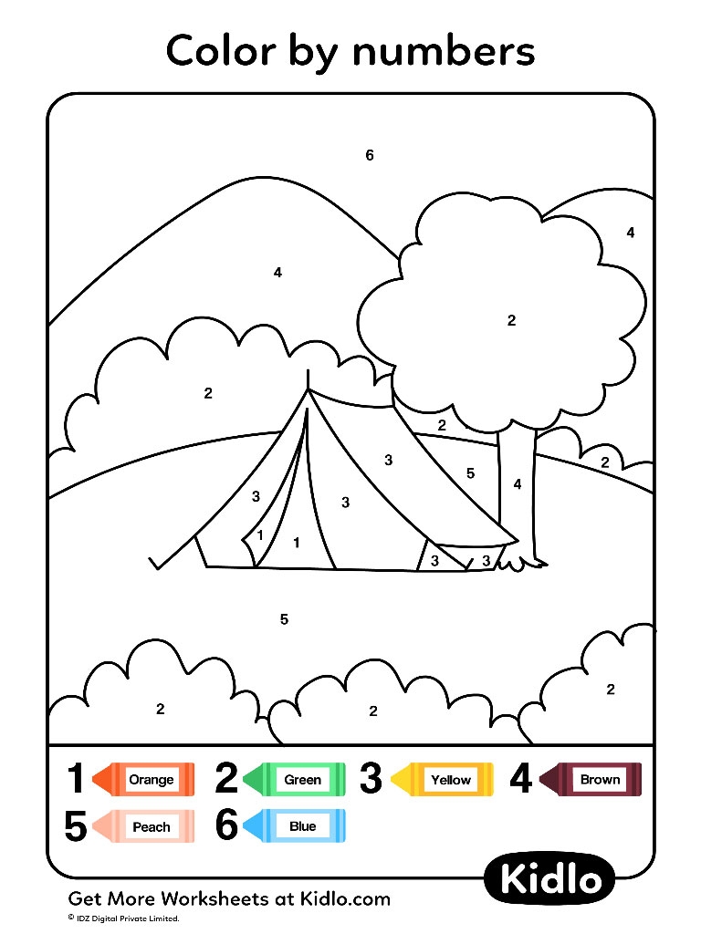 Color By Numbers Coloring Pages Worksheet 80 Kidlo Color By Numbers Coloring Pages Worksheet 80 Kidlo