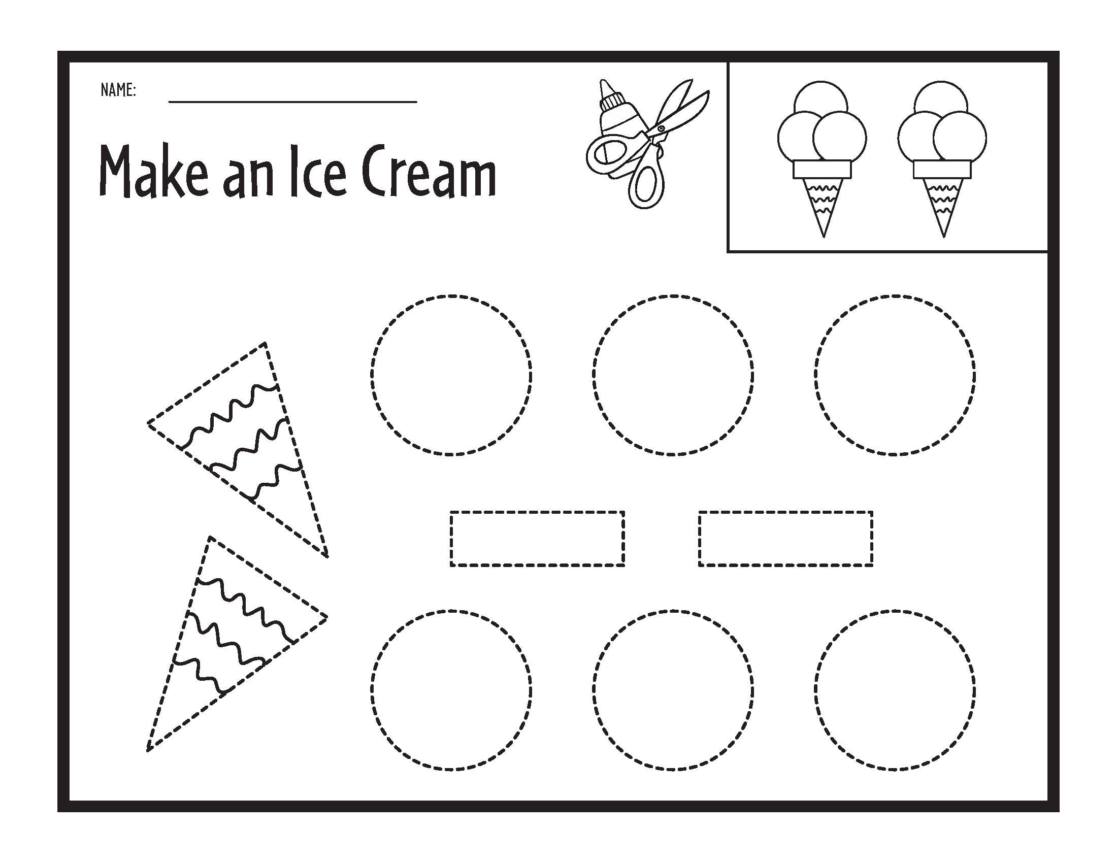 Color Cut And Glue Pages Gift Of Curiosity