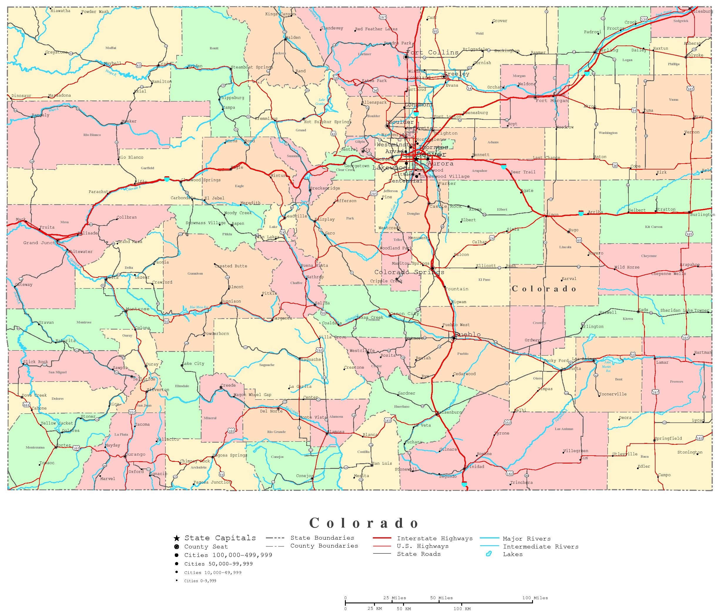 colorado county city map colorado county city map