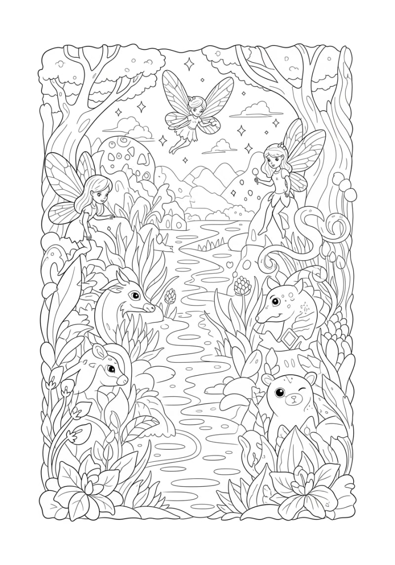 coloriages enchantés à imprimer