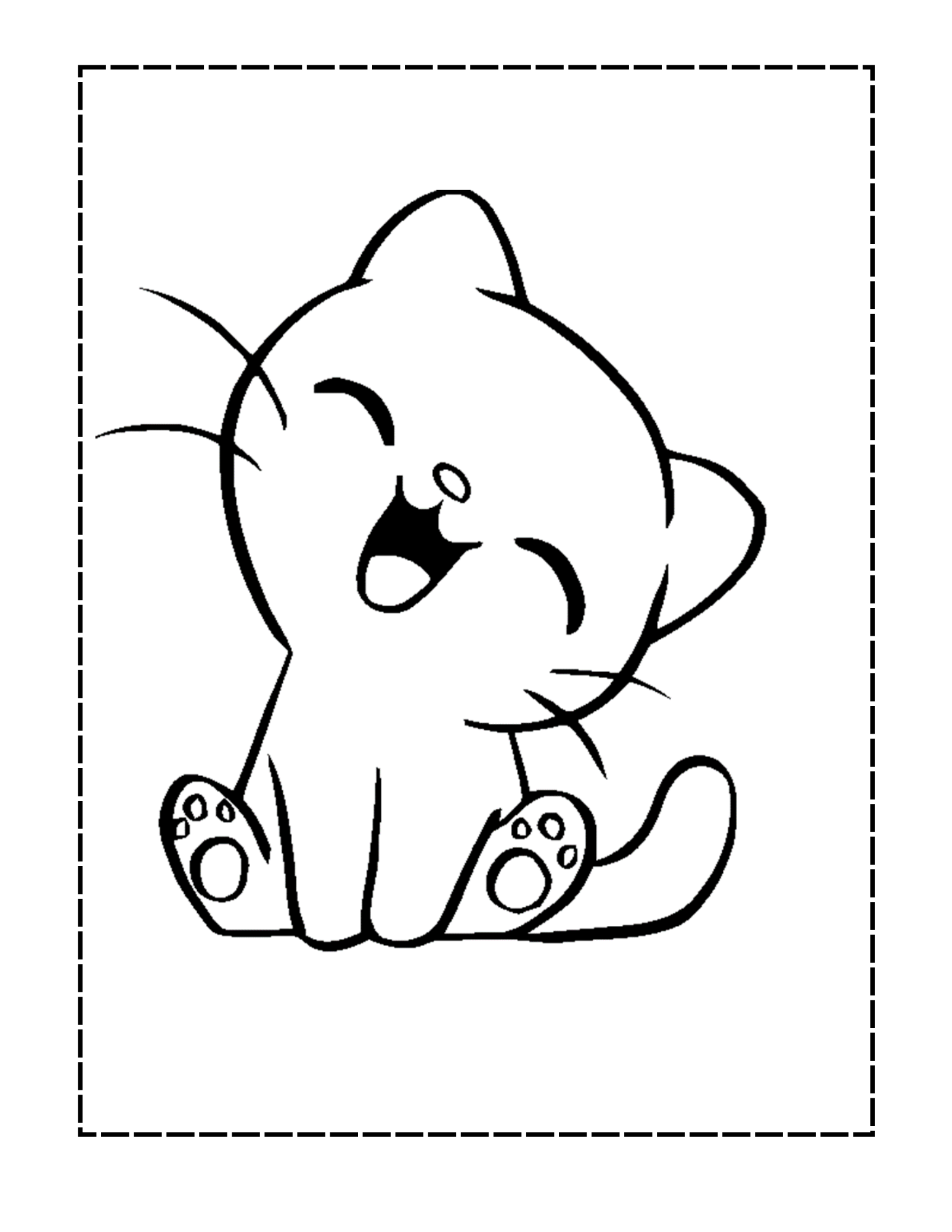 Coloring Cute Cats Book For Kids Made By Teachers Coloring Cute Cats Book For Kids Made By Teachers