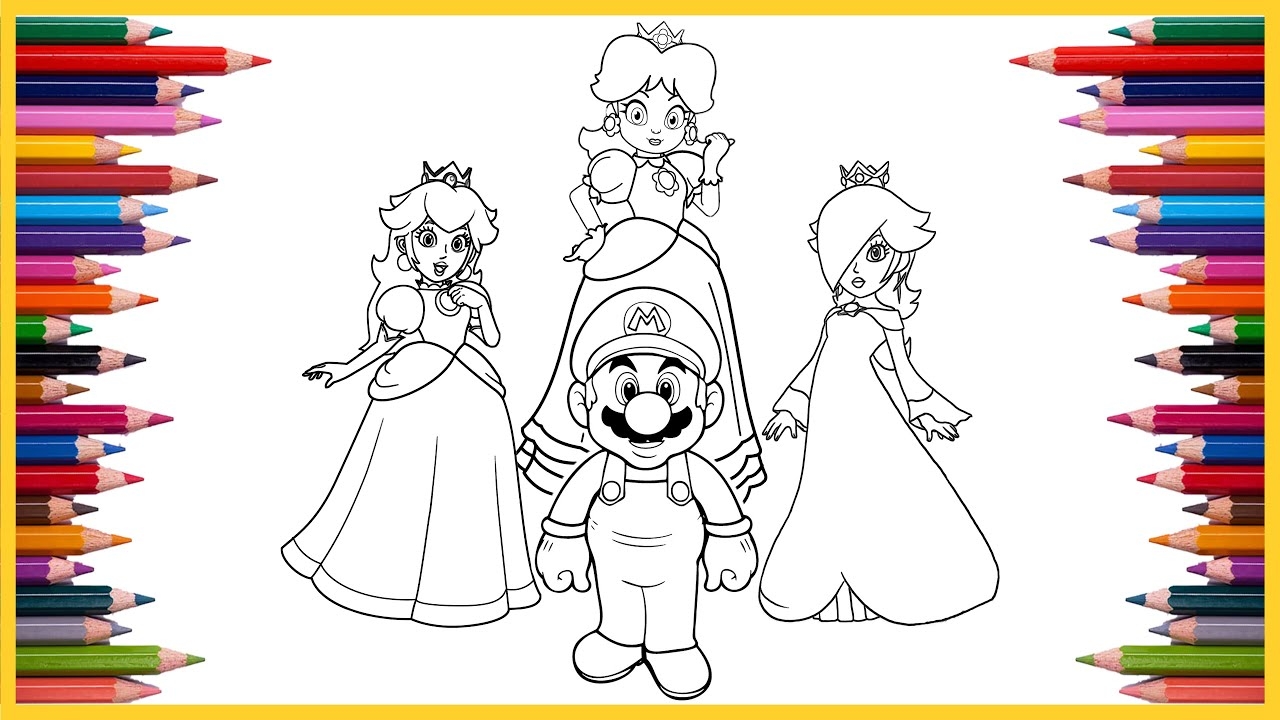 mario and peach coloring pages mario and peach coloring pages