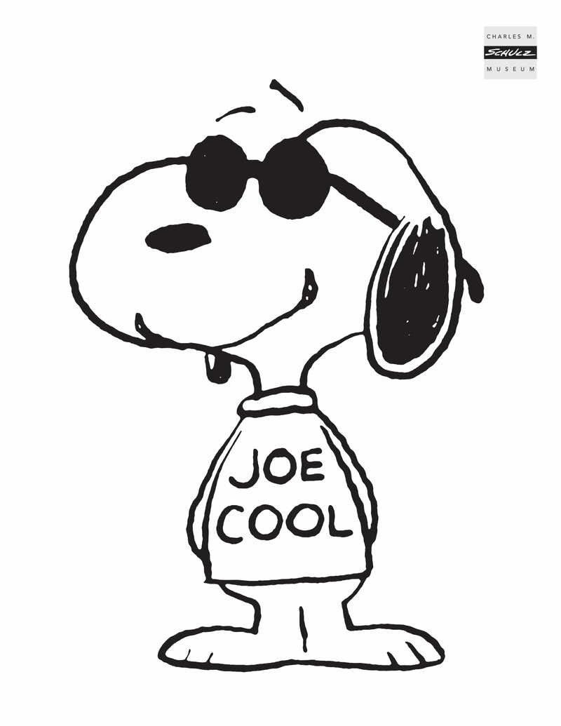 Coloring Sheets Charles M Schulz Museum