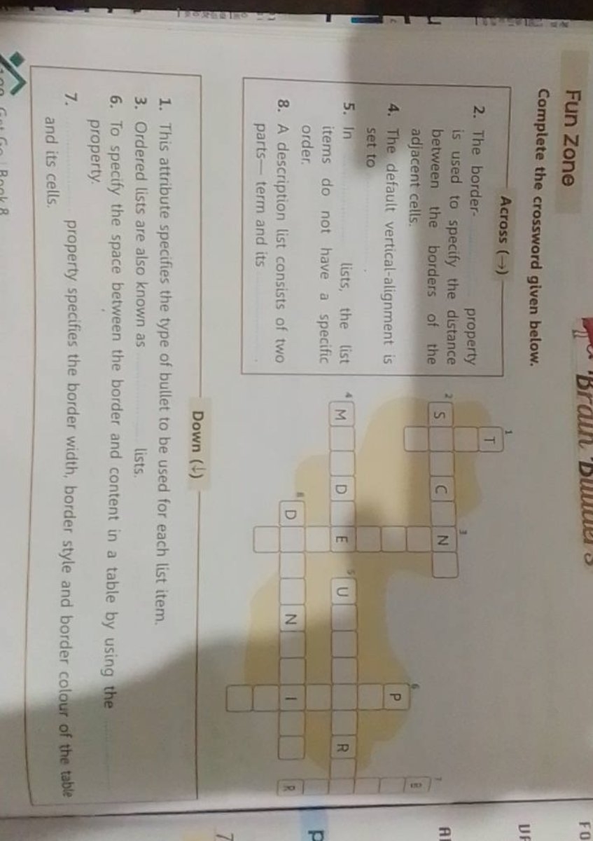 border on crossword clue