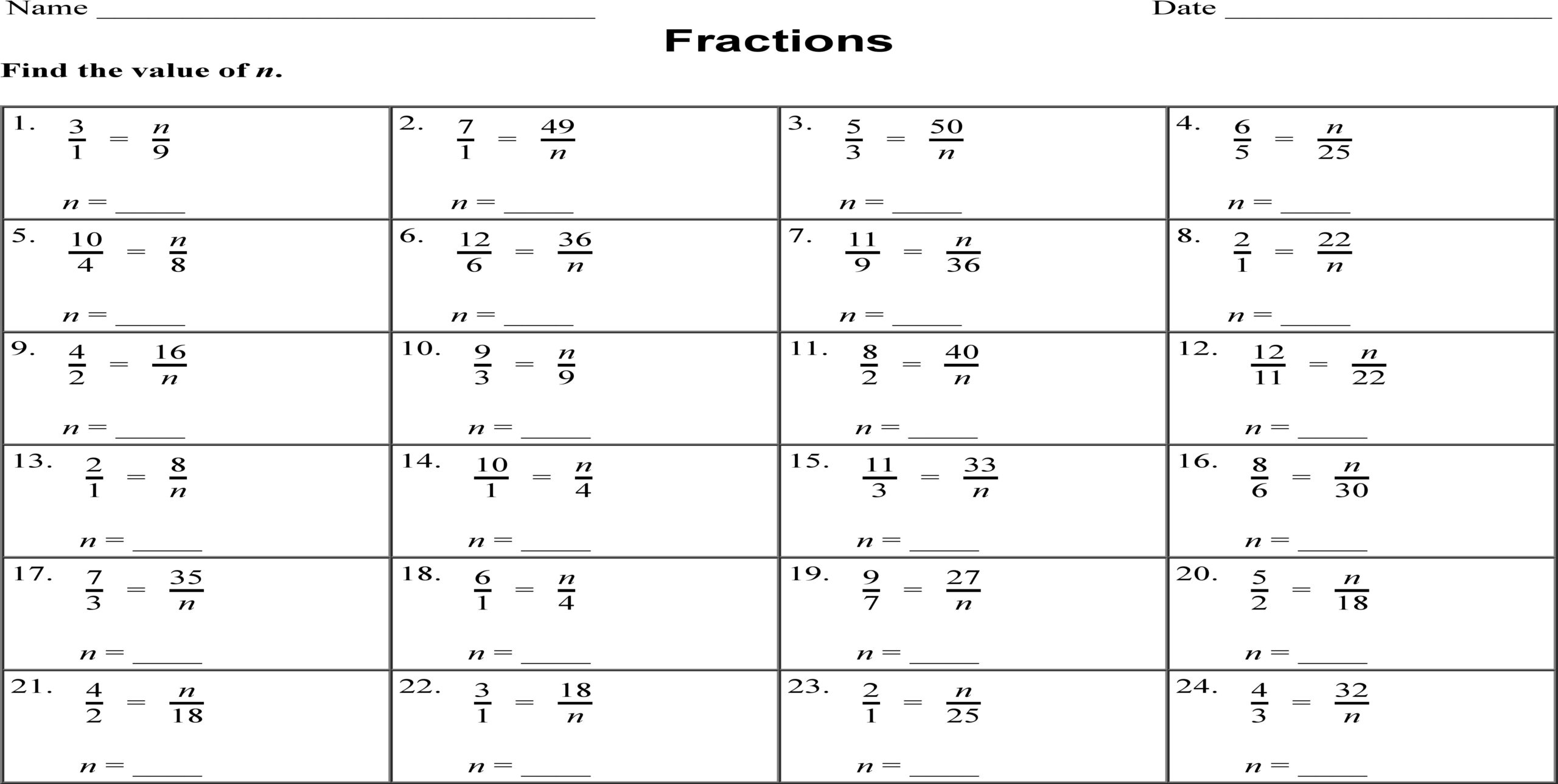 Completing Equivalent Fractions Find The Missing Numerator Or Denominator Completing Equivalent Fractions Find The Missing Numerator Or Denominator