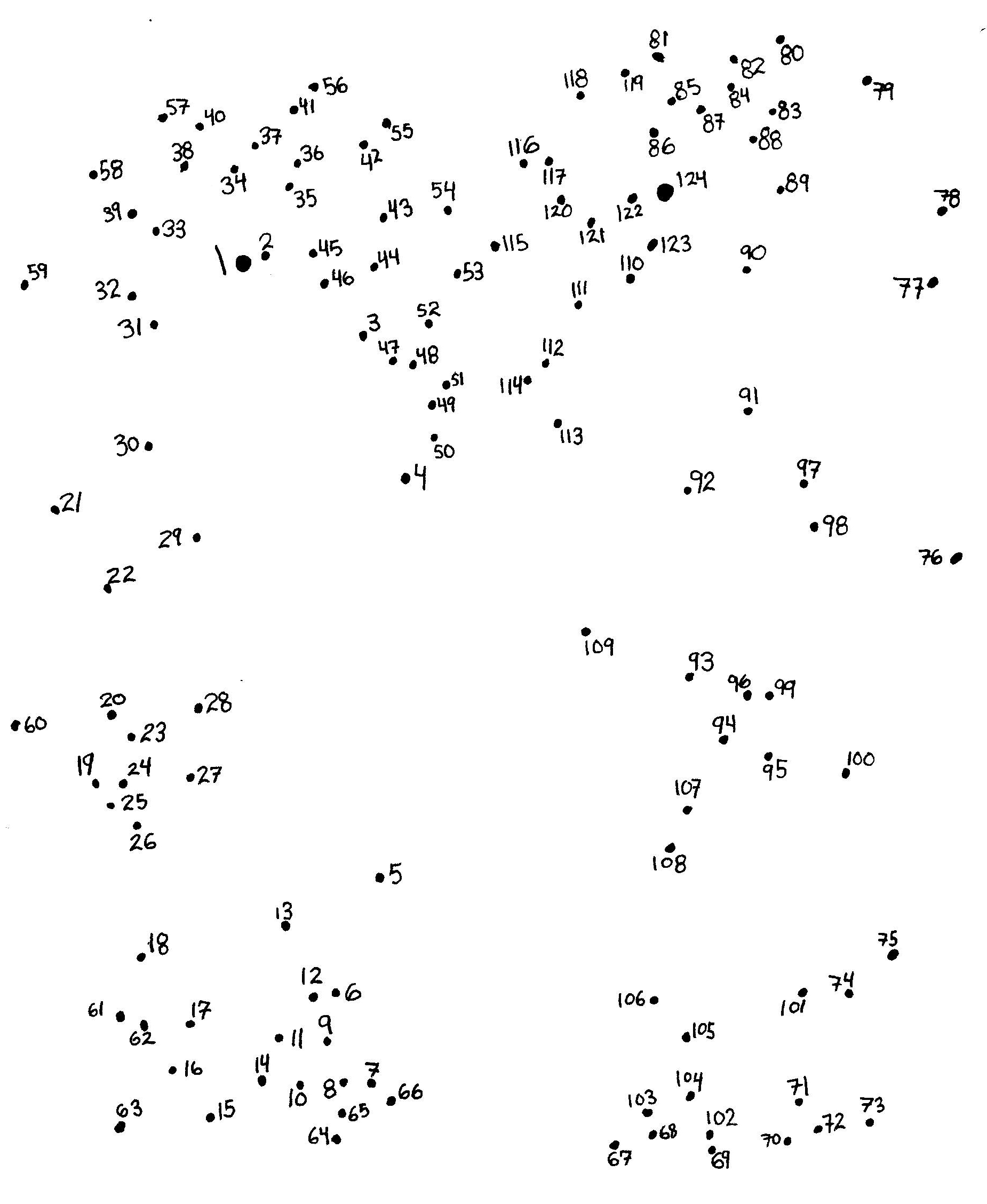 dot to dot to print dot to dot to print