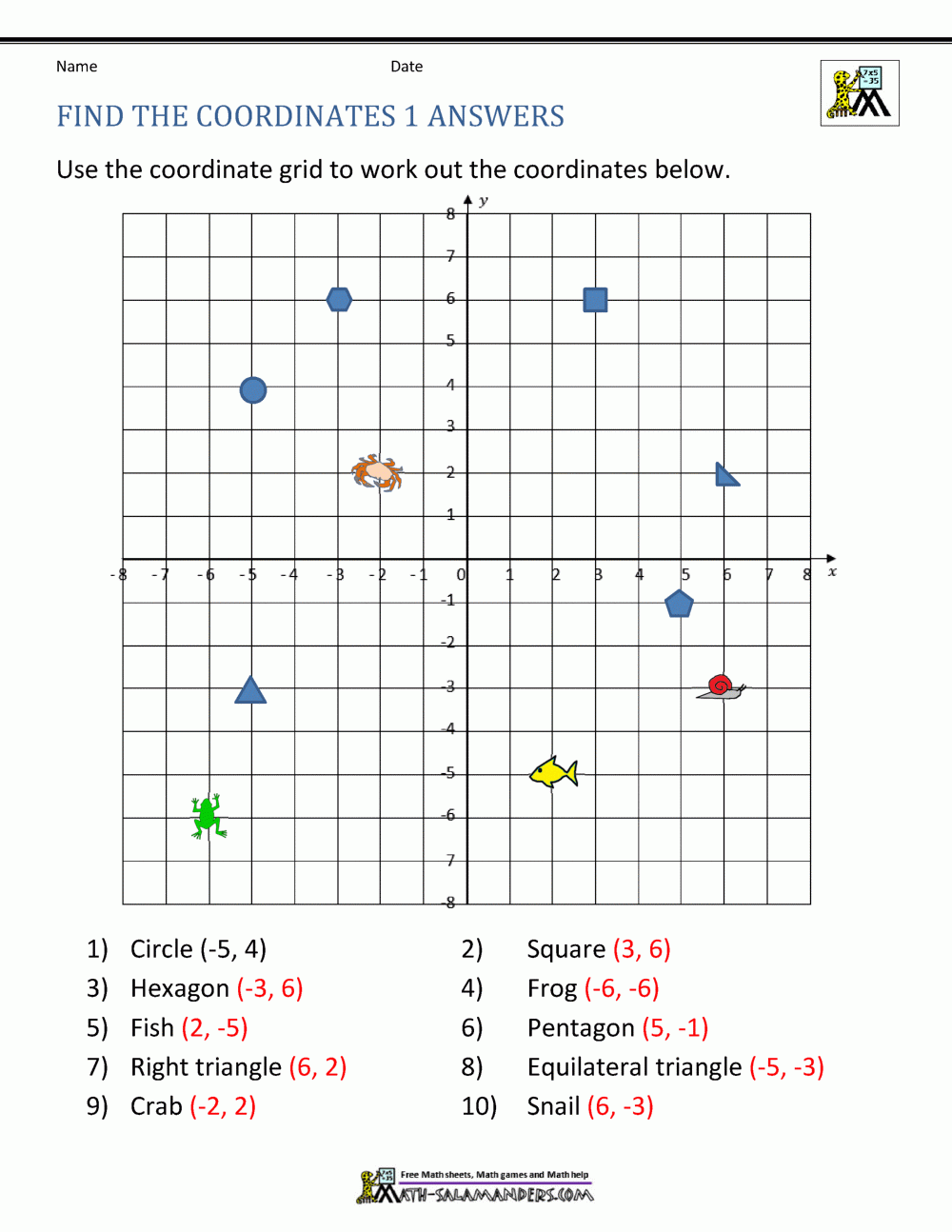 Coordinate Plane Worksheets 4 Quadrants Coordinate Plane Worksheets 4 Quadrants