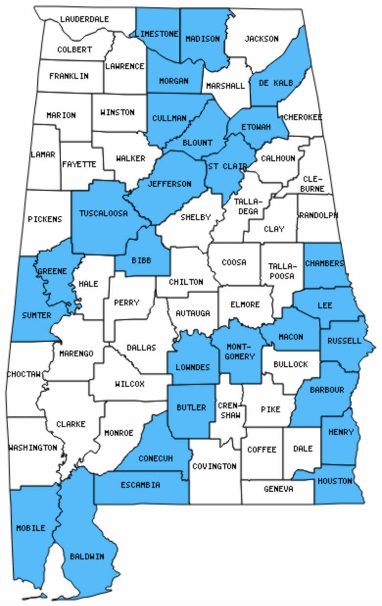 map of alabama counties