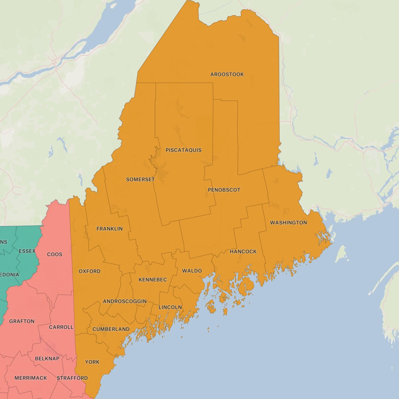 Counties In Maine