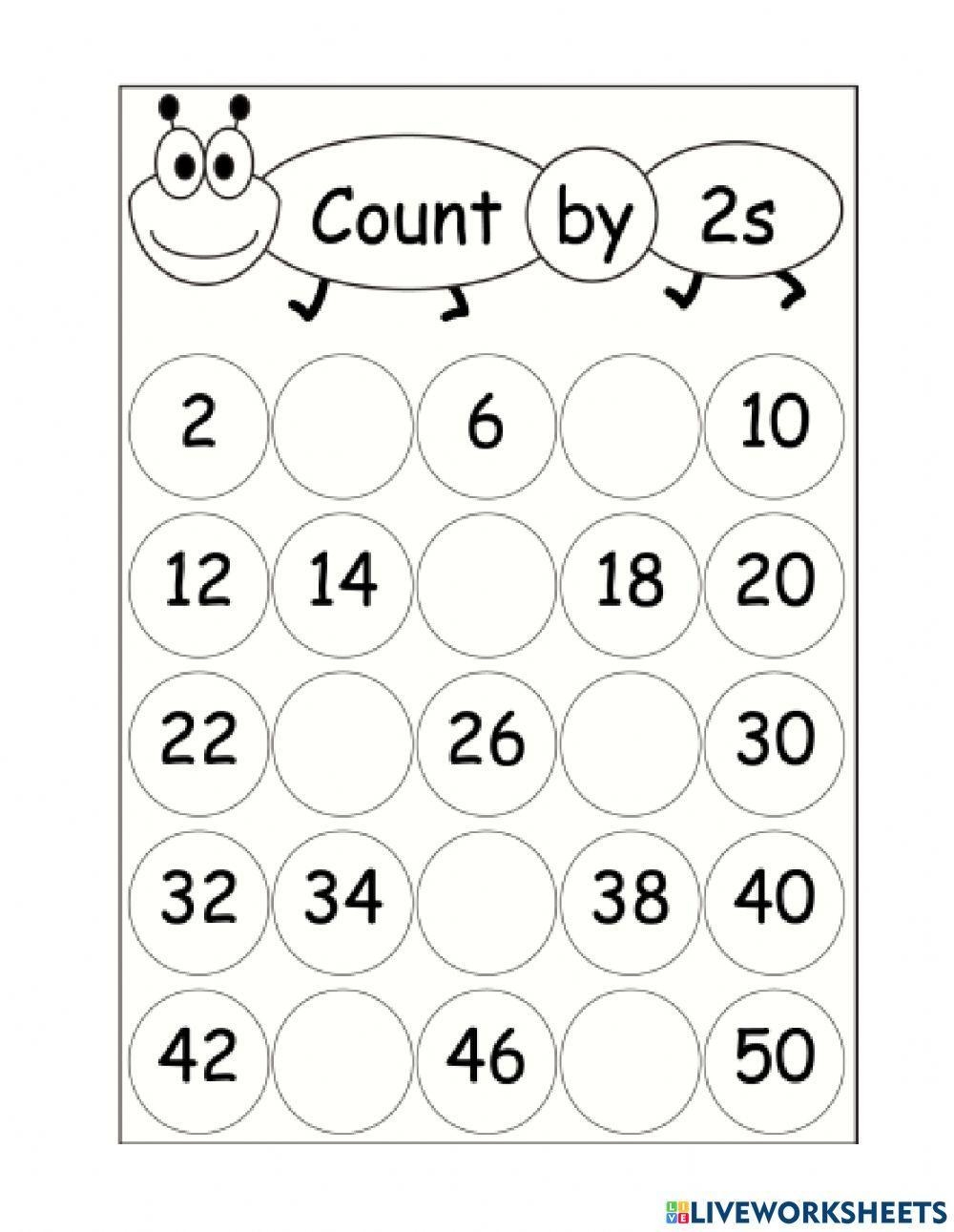 Counting In 2s Worksheet Worksheets Library Counting In 2s Worksheet Worksheets Library