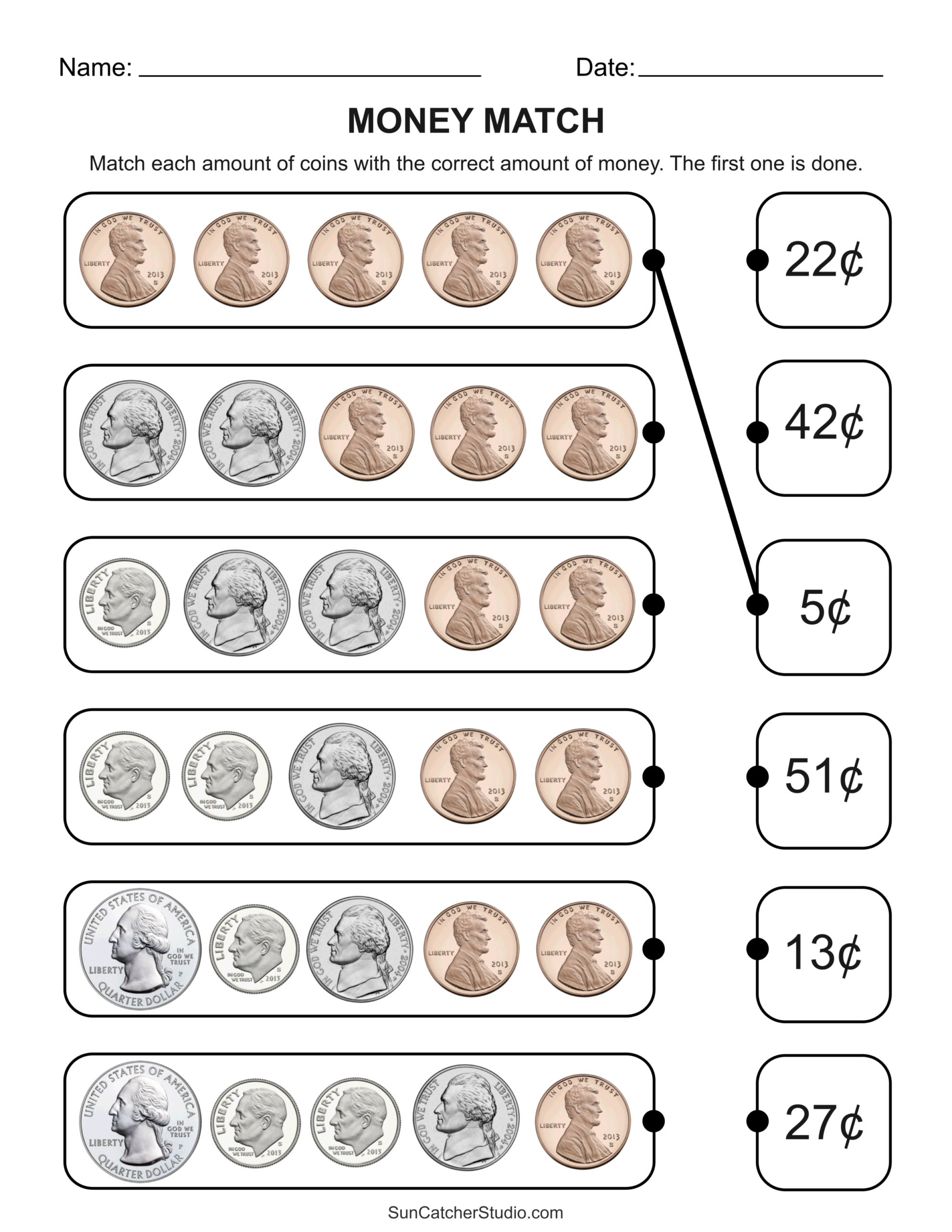 Counting Money Worksheets Money Math Free Printables Lettering SVG Files Tools Apps