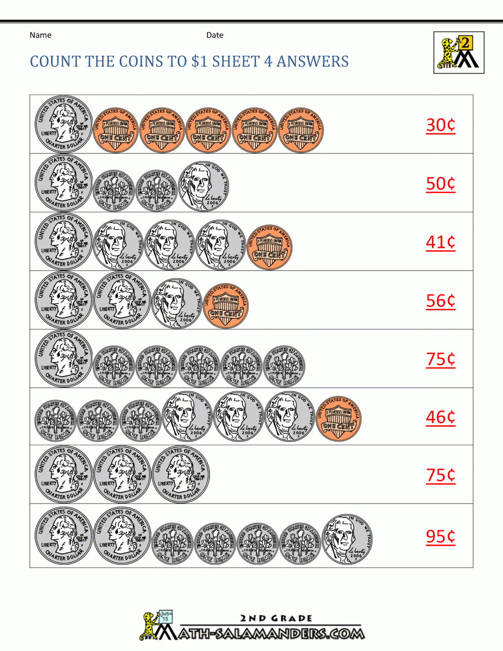 Counting Money Worksheets Up To 1 Counting Money Worksheets Up To 1