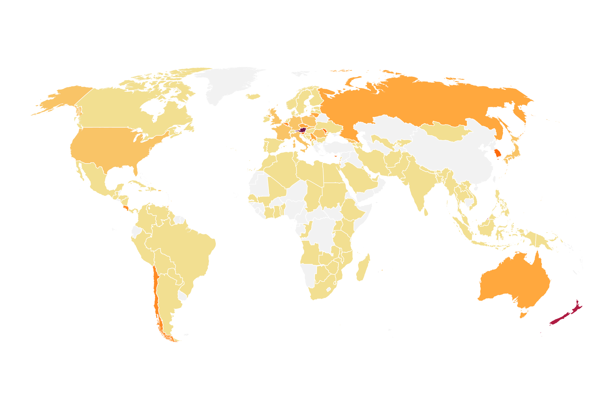 Covid 19 World Map Cases Deaths And Global Trends The New York Times