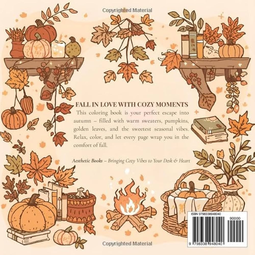 Cozy Aesthetic Cute Autumn Coloring Book Bold And Easy Fall Design Pages Simple Hygge Art Illustrations For Girls Kids Teens Women Adults Books Aesthetic 9798338948040 Amazon Books Cozy Aesthetic Cute Autumn Coloring Book Bold And Easy Fall Design Pages Simple Hygge Art Illustrations For Girls Kids Teens Women Adults Books Aesthetic 9798338948040 Amazon Books