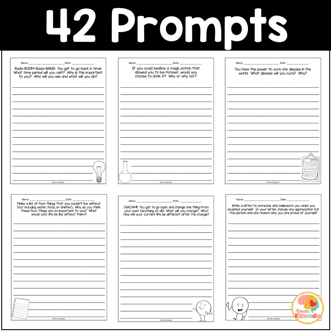 Creative Writing Prompts Daily Journal Prompts For 5th 8th Grade Made By Teachers Creative Writing Prompts Daily Journal Prompts For 5th 8th Grade Made By Teachers