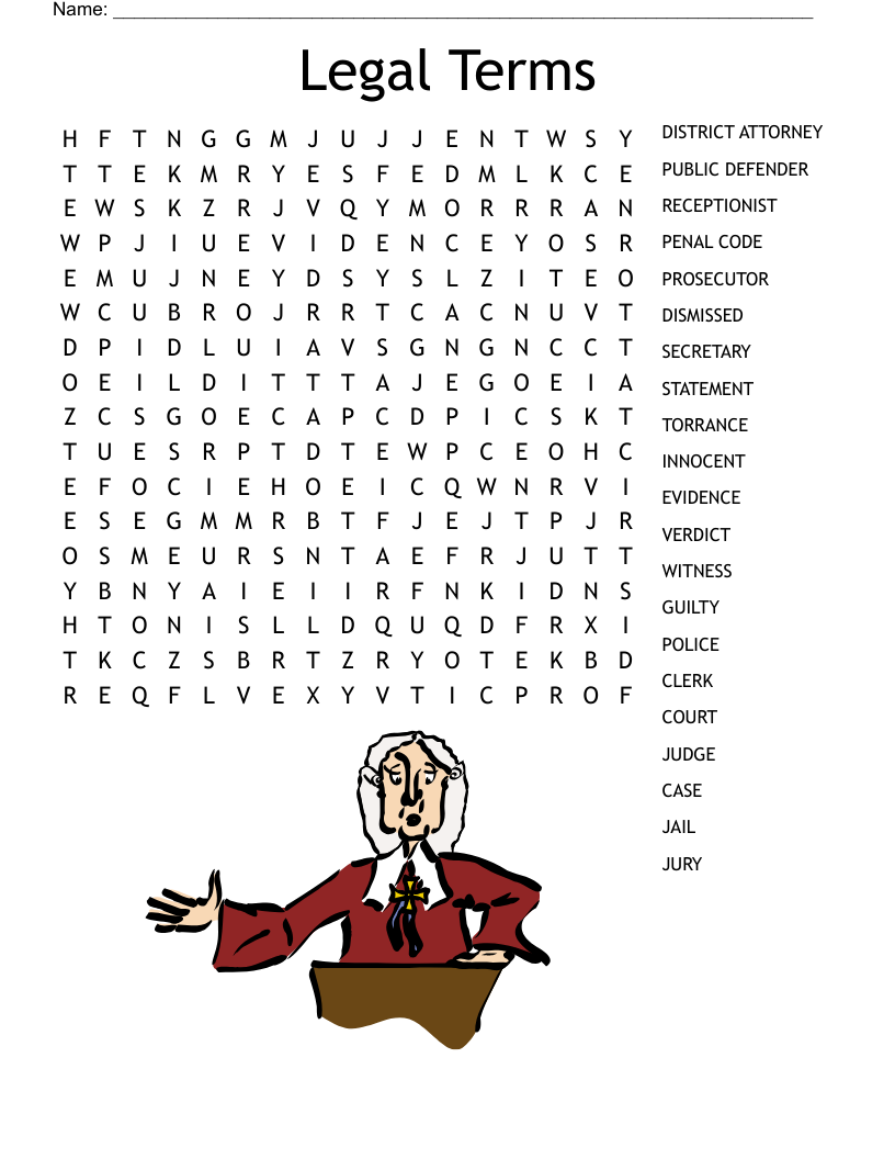 Criminal Case Words Crossword WordMint Criminal Case Words Crossword WordMint