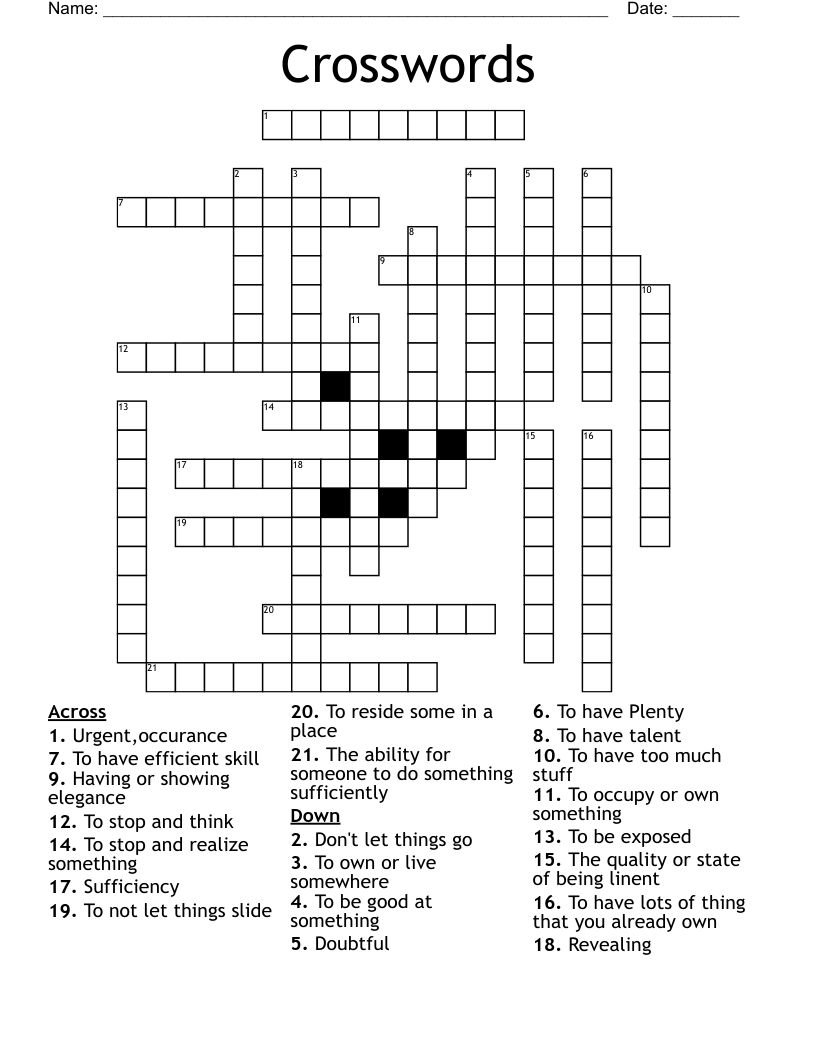 Crosswords WordMint